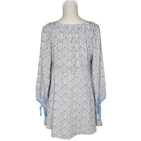 Hayden Los Angeles Mosiac Peasant Mini Dress - Picture 3 of 12